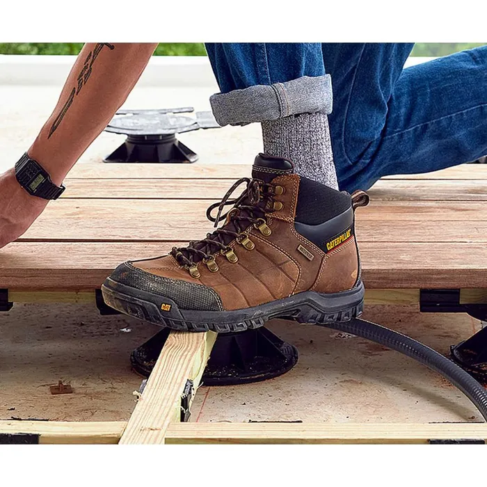 Men Threshold Waterproof Work Boot Cat Footwear Boots