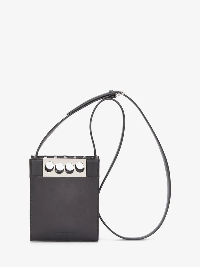 Men Totes Alexander McQueen The Grip Mini Tote Bag Black