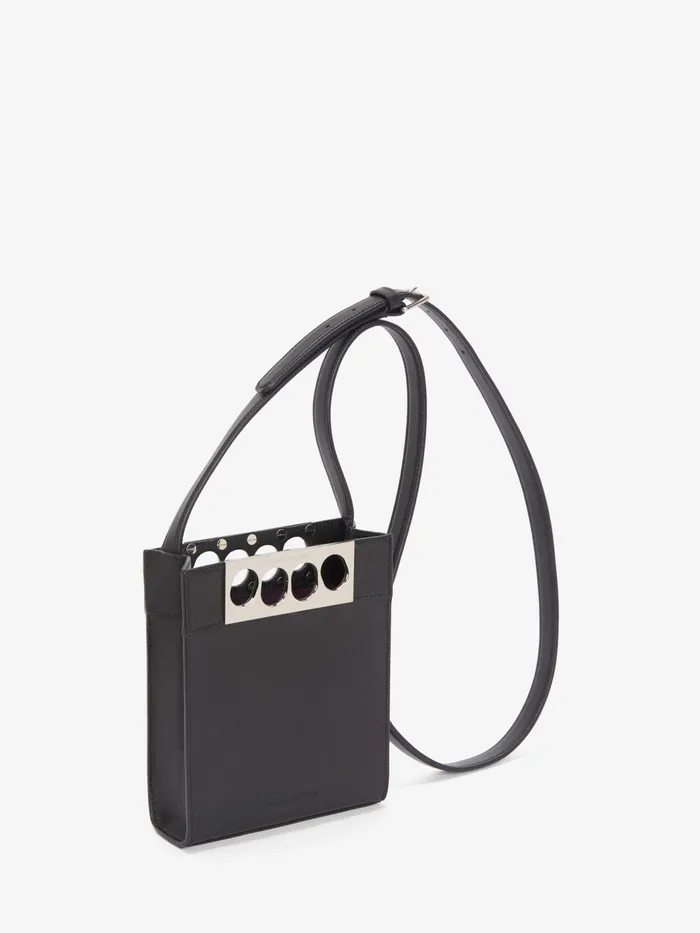 Men Totes Alexander McQueen The Grip Mini Tote Bag Black