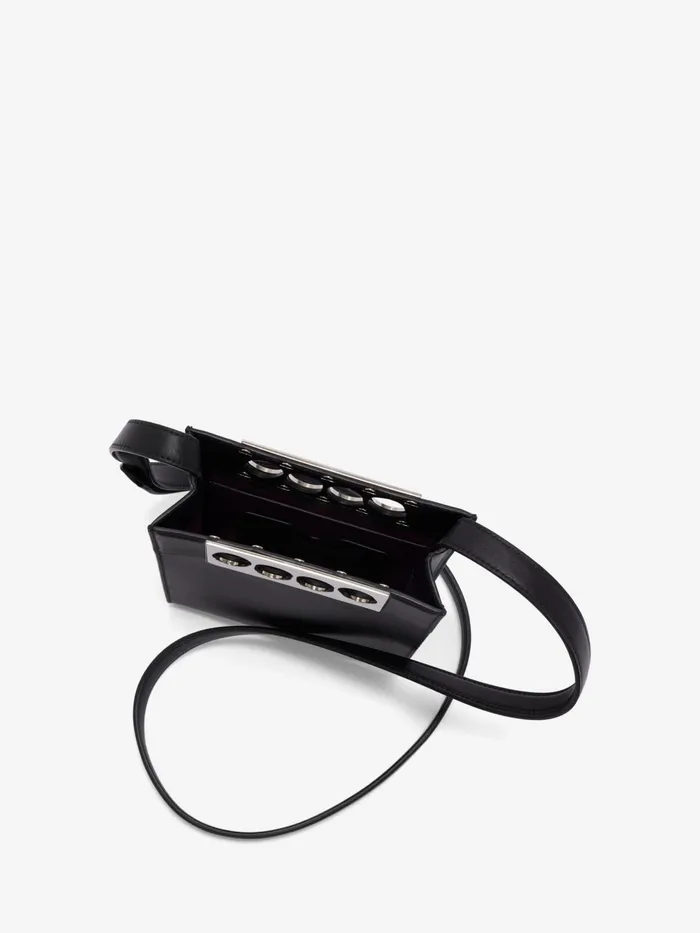 Men Totes Alexander McQueen The Grip Mini Tote Bag Black