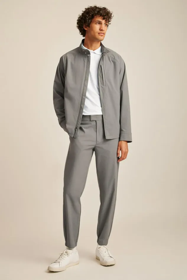 Men Tour Harrington Golf Jacket Lava Smoke Dark Grey Bonobos Golf Outerwear and Layering Men Tour Harrington Golf Jacket Lava Smoke Dark Grey Bonobos Golf Outerwear and Layering