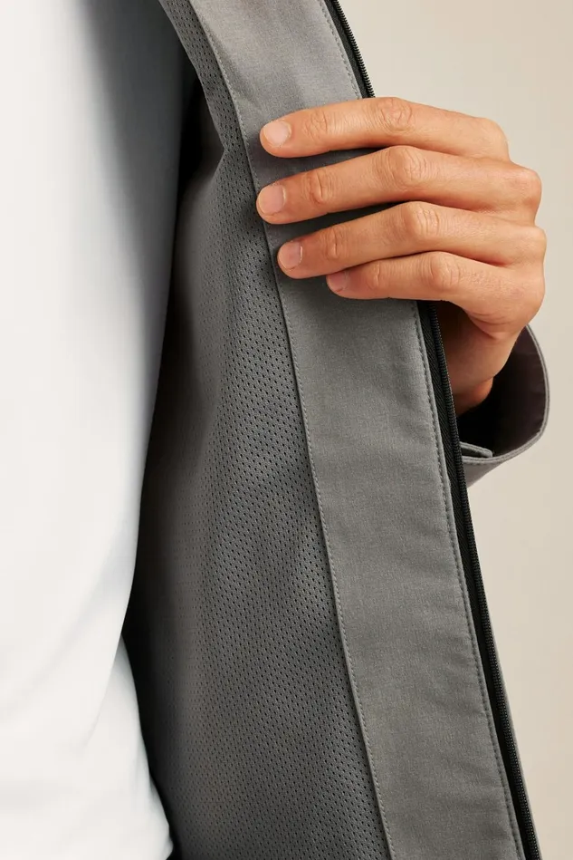 Men Tour Harrington Golf Jacket Lava Smoke Dark Grey Bonobos Golf Outerwear and Layering
