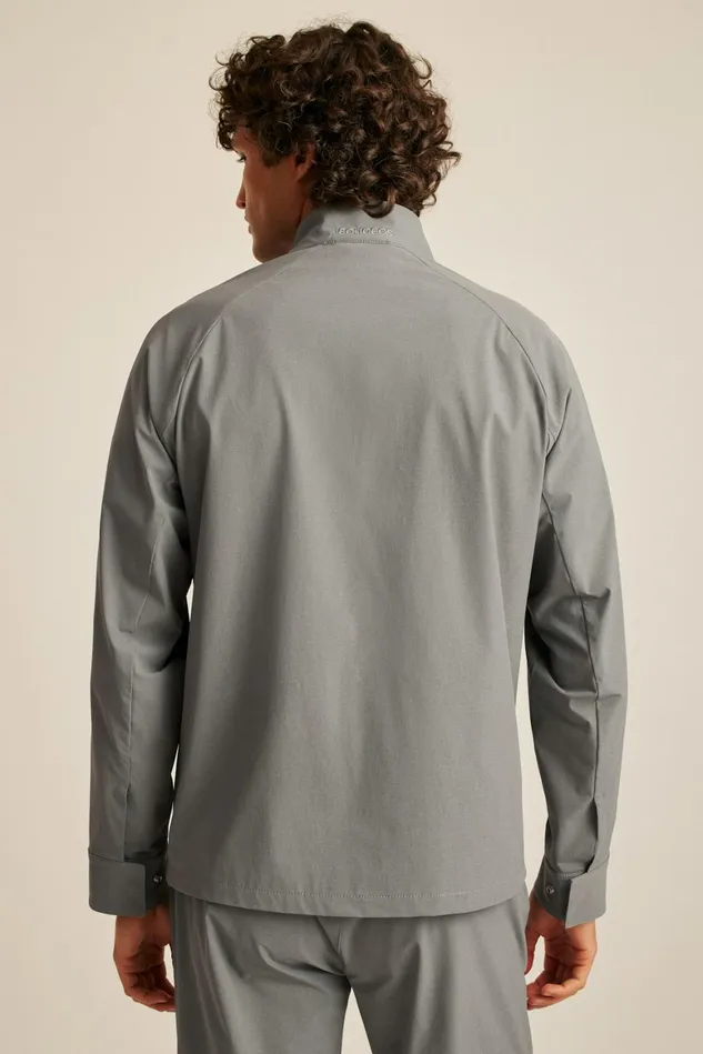 Men Tour Harrington Golf Jacket Lava Smoke Dark Grey Bonobos Golf Outerwear and Layering