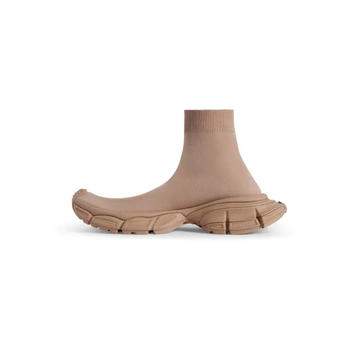 Men Trainers Balenciaga 3xl Sock Recycled Knit Trainers In Beige