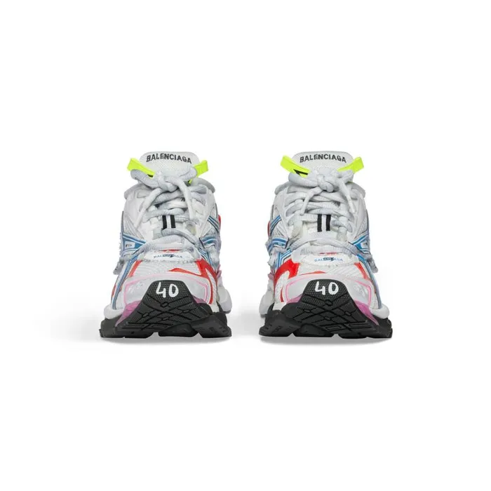 Men Trainers Balenciaga Runner Trainers In White