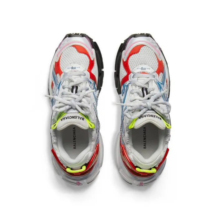 Men Trainers Balenciaga Runner Trainers In White