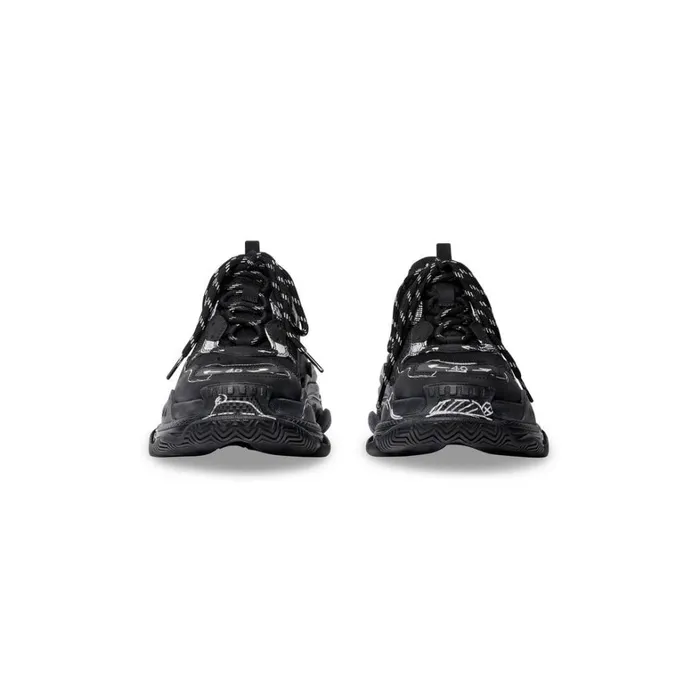 Men Trainers Balenciaga Triple S Sketch Trainers In Black