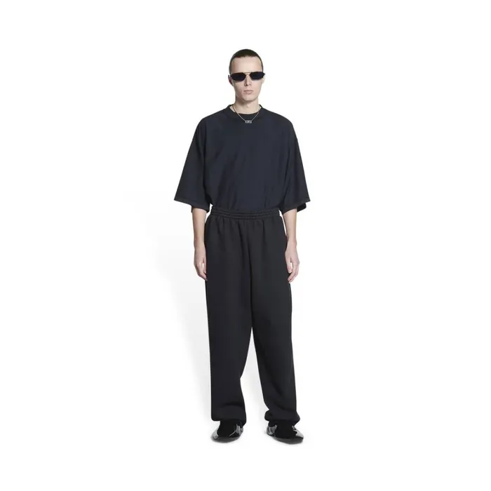Men Trousers Balenciaga Baggy Jogging Pants In Black