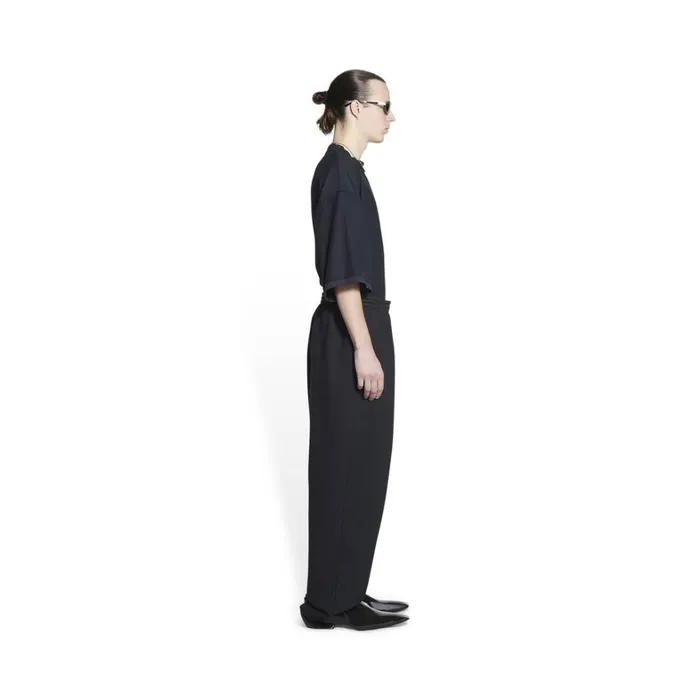 Men Trousers Balenciaga Baggy Jogging Pants In Black