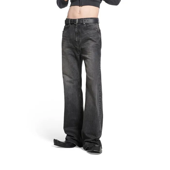 Men Trousers Balenciaga Flared Trousers In Black