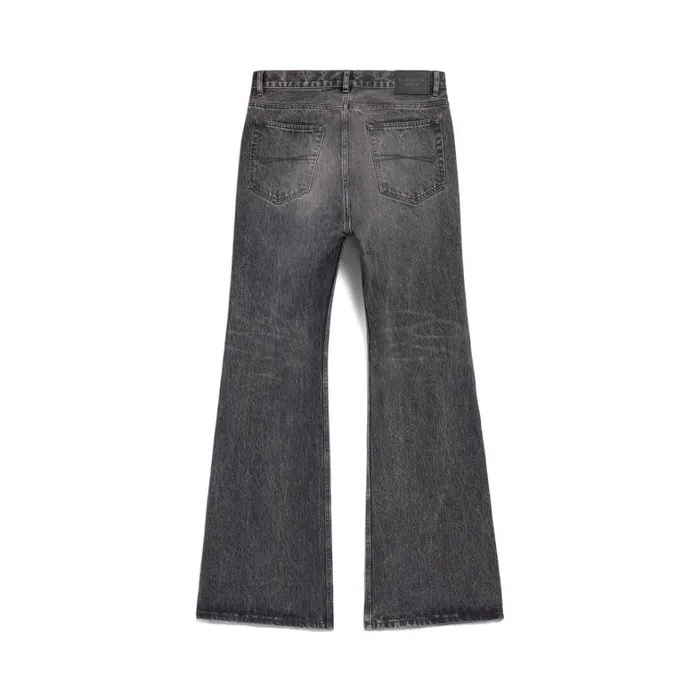 Men Trousers Balenciaga Flared Trousers In Black