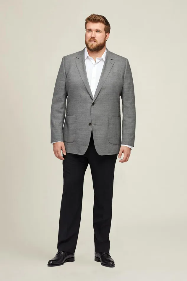 Men Unconstructed Italian Wool Blazer Extended Sizes Grey Bonobos Blazers and Sport Coats Men Unconstructed Italian Wool Blazer Extended Sizes Grey Bonobos Blazers and Sport Coats