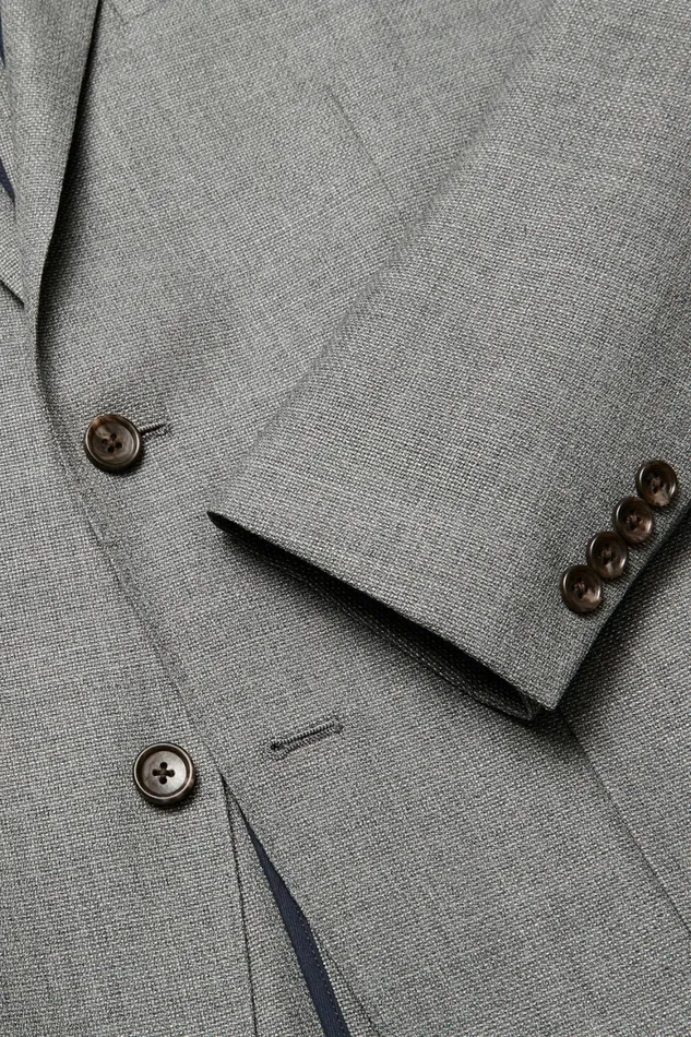 Men Unconstructed Italian Wool Blazer Extended Sizes Grey Bonobos Blazers and Sport Coats