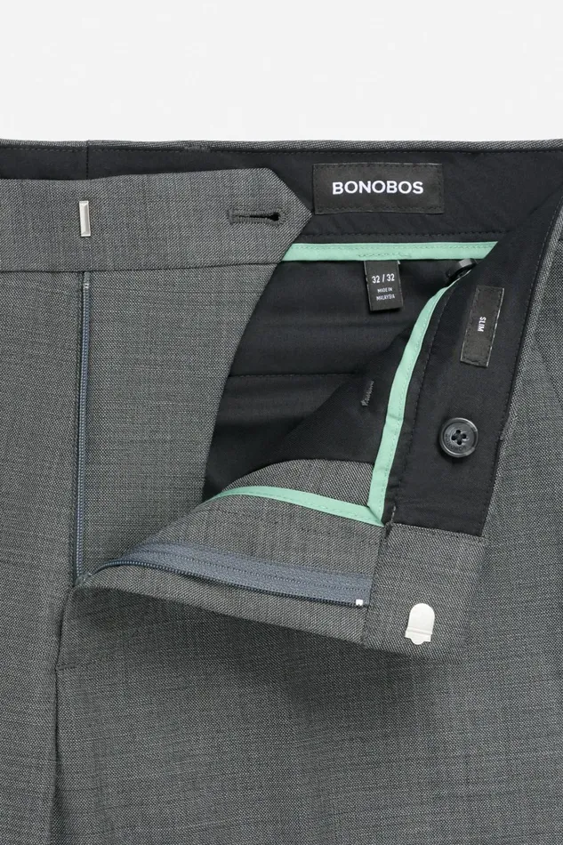 Men Washable Wool Dress Pants Medium Grey Bonobos Dress Pants