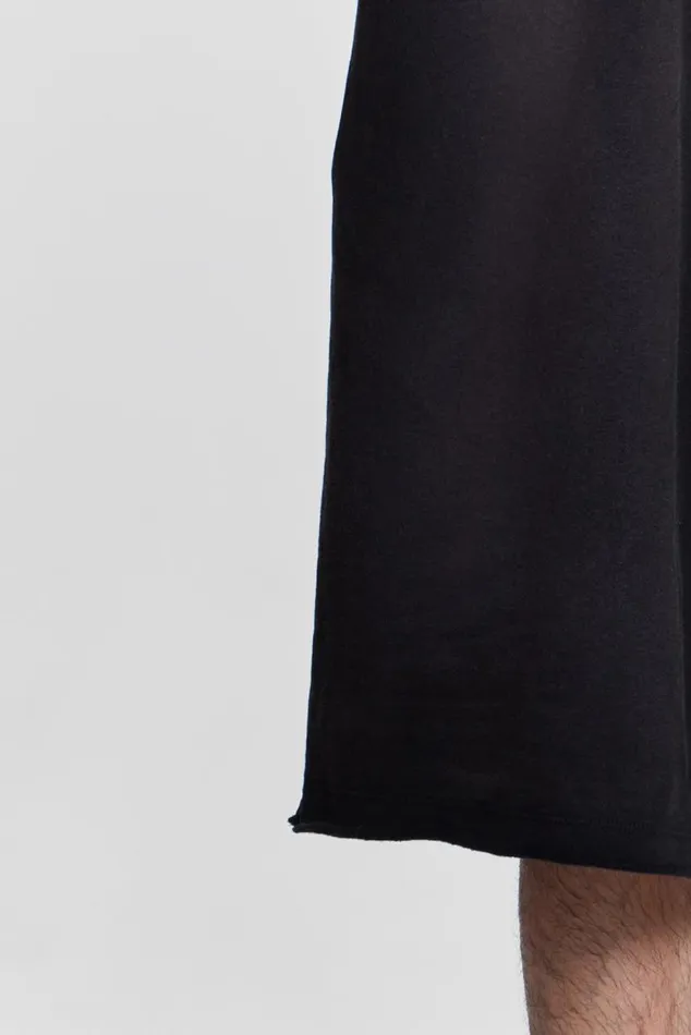 Men Washed Black Colossus Jersey Shorts Jaded London Joggers and Sweatpants