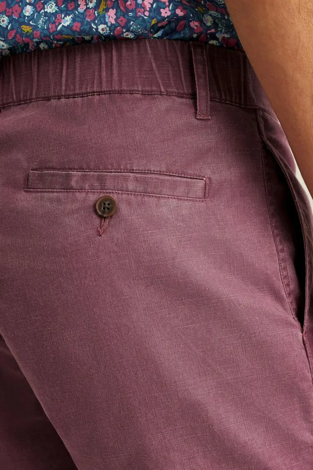 Men Weekend Chino Shorts Burnt Plum Bonobos Chino Shorts