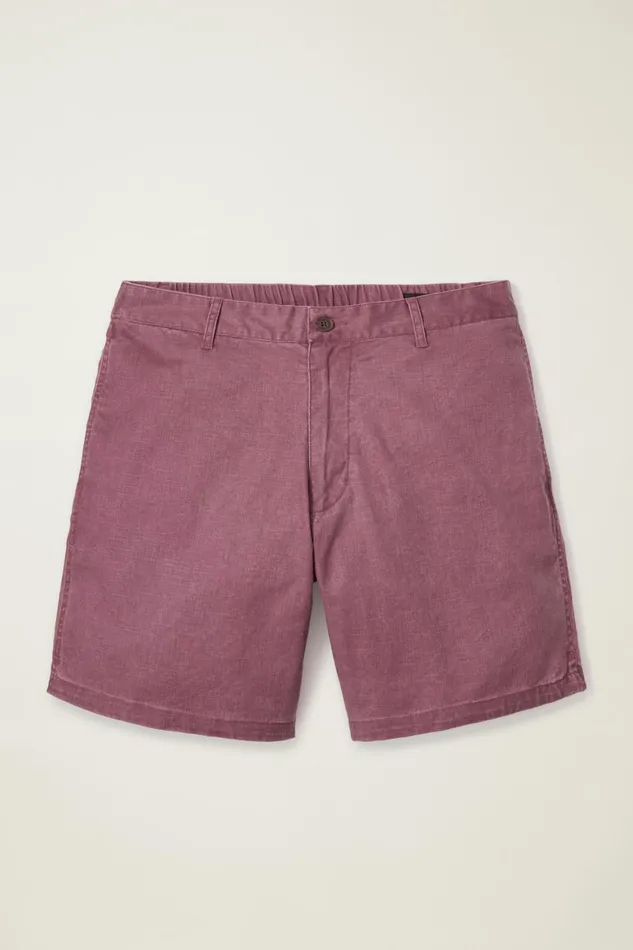 Men Weekend Chino Shorts Burnt Plum Bonobos Chino Shorts