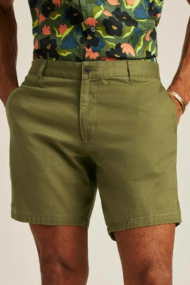 Men Weekend Chino Shorts Olive Branch Bonobos Chino Shorts