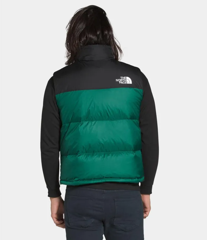 Mens 1996 Retro Nuptse Vest Evergreen The North Face Insulated and Down Jackets