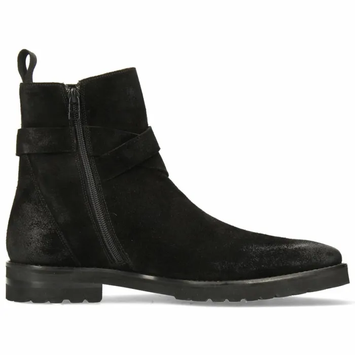Mens Ankle Boots Melvin and Hamilton Clark 48 Black