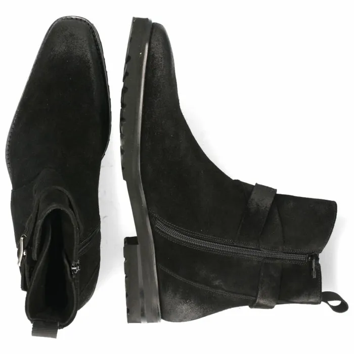 Mens Ankle Boots Melvin and Hamilton Clark 48 Black