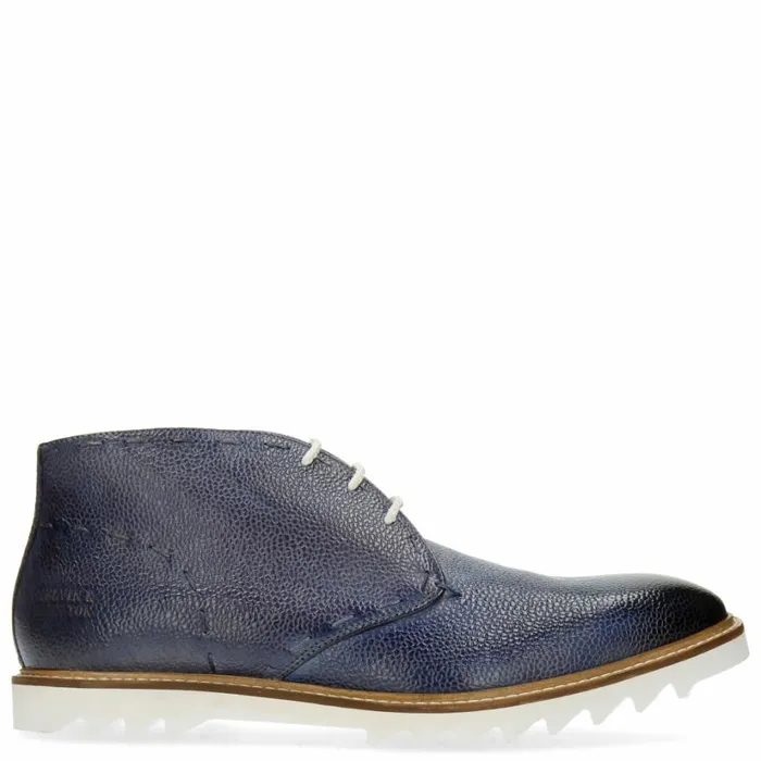 Mens Ankle Boots Melvin and Hamilton Felix 2 Blue