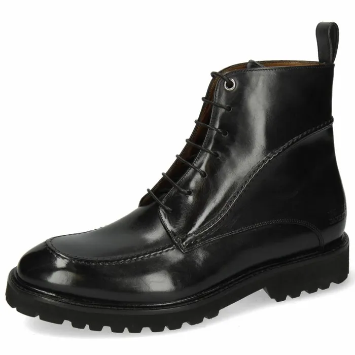 Mens Ankle Boots Melvin and Hamilton Matthew 37 Black