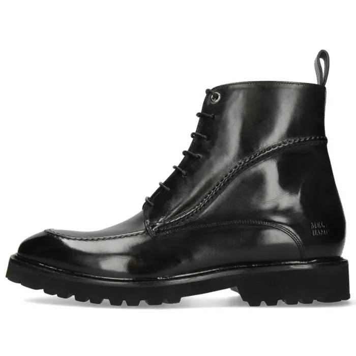 Mens Ankle Boots Melvin and Hamilton Matthew 37 Black
