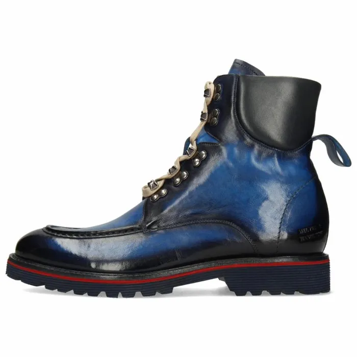 Mens Ankle Boots Melvin and Hamilton Trevor 45 Blue