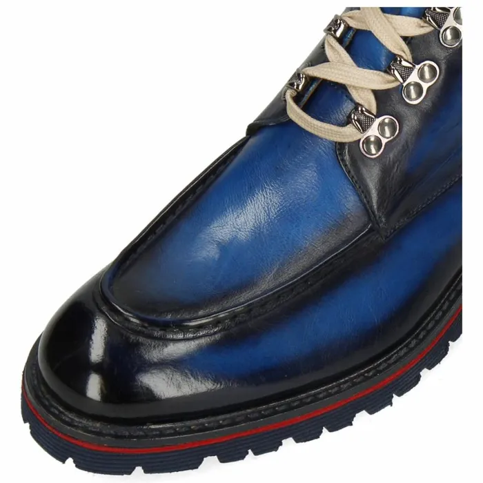 Mens Ankle Boots Melvin and Hamilton Trevor 45 Blue