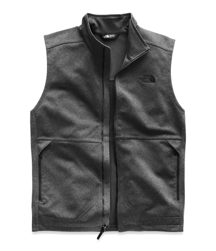 Mens Apex Canyonwall Vest Tnf Dark Grey Heather The North Face Vests