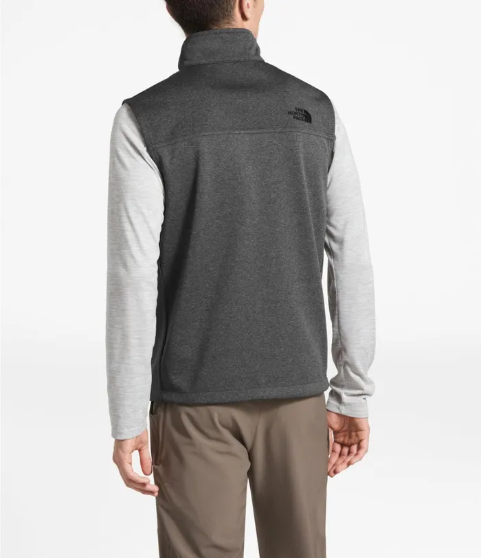 Mens Apex Canyonwall Vest Tnf Dark Grey Heather The North Face Vests