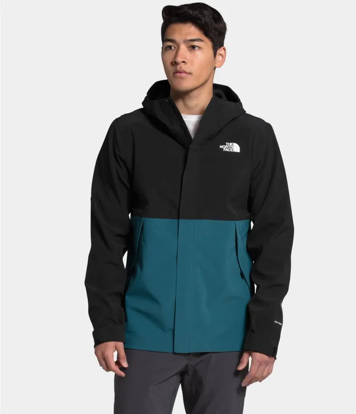 Mens Apex Flex DryVent Jacket Mallard Bluetnf Black The North Face Softshell