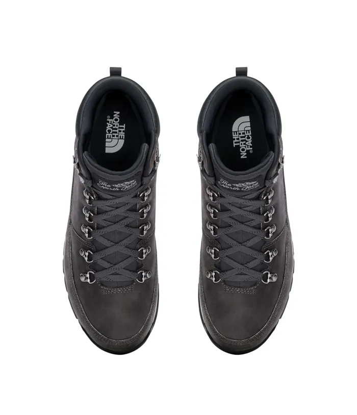 Mens Backtoberkeley Redux Leather Boots Zinc Greyebony Grey The North Face Boots