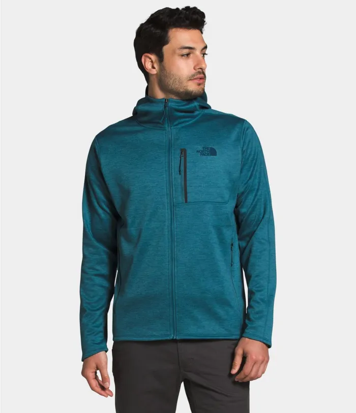 Mens Canyonlands Hoodie Mallard Blue Heather The North Face Softshell