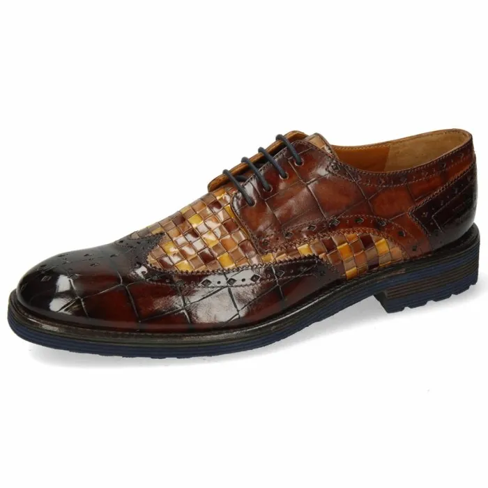 Mens Derbies Melvin and Hamilton Eddy 5 Brown