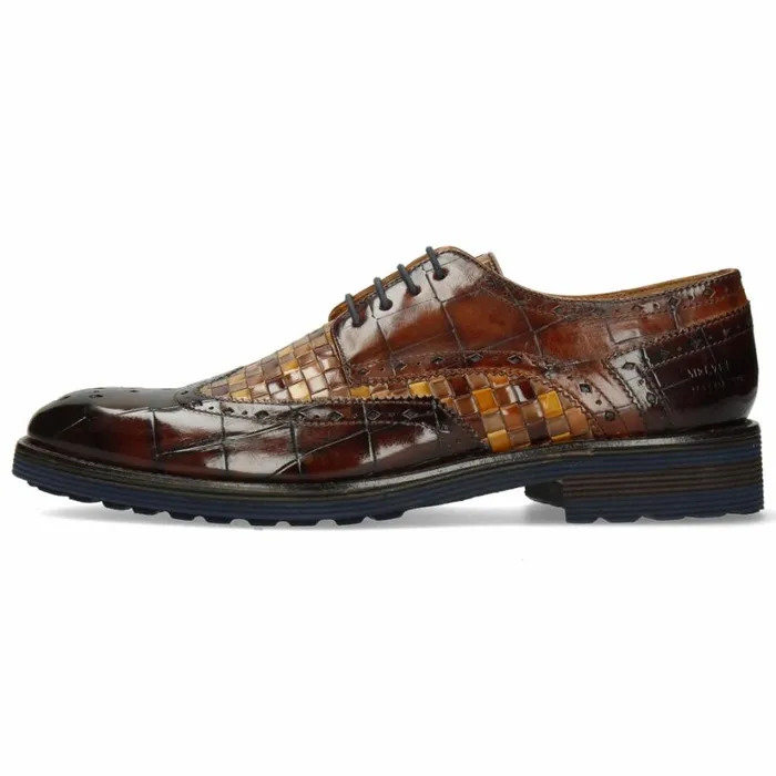 Mens Derbies Melvin and Hamilton Eddy 5 Brown