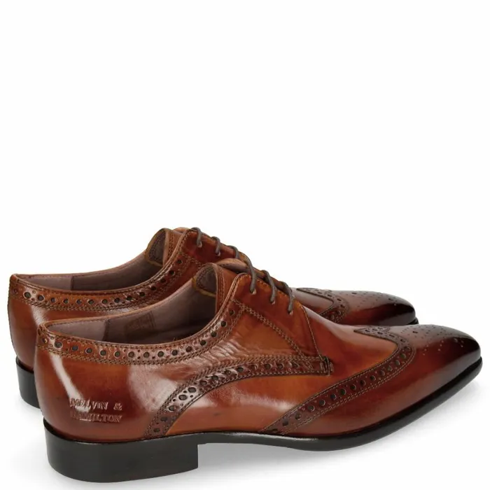 Mens Derbies Melvin and Hamilton Lance 2 Brown
