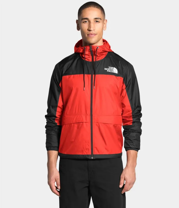 Mens HMLYN Wind Shell Flare Orange The North Face Windbreakers