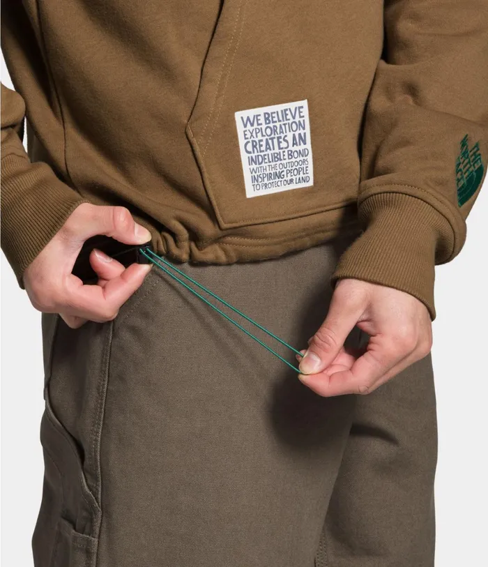 Mens Rogue Graphic Pullover Hoodie Utility Brown The North Face Hoodies and Sweatshirts