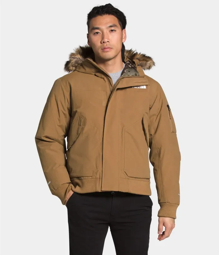 Mens STOVER JACKET Utility Brown The North Face Insulated and Down Jackets