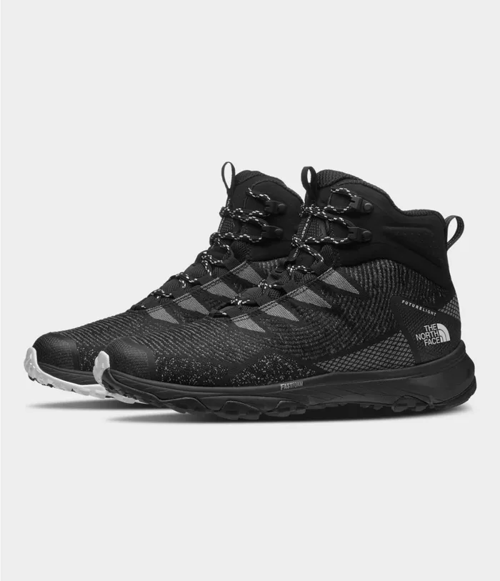 Mens Ultra Fastpack III Mid Futurelight Woven Tnf Blacktnf White The North Face Sneakers