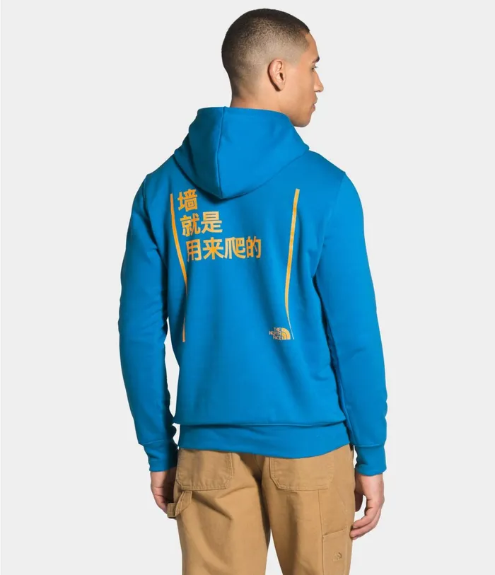 Mens Unisex Walls Are Meant For Climbing Pullover Hoodie Clear Lake Blue The North Face Hoodies and Sweatshirts Mens Unisex Walls Are Meant For Climbing Pullover Hoodie Clear Lake Blue The North Face Hoodies and Sweatshirts
