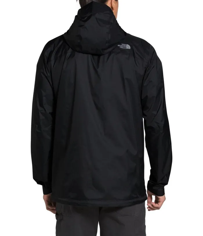 Mens Venture 2 Jacket 8211 Tall Tnf Blacktnf Blackmid Grey The North Face Rainwear
