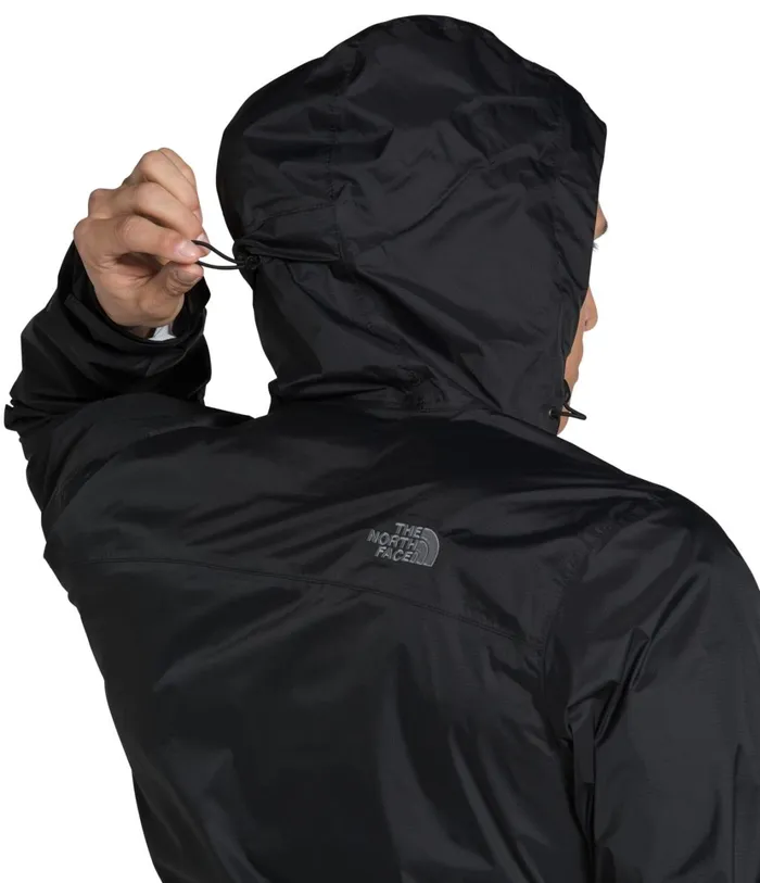 Mens Venture 2 Jacket 8211 Tall Tnf Blacktnf Blackmid Grey The North Face Rainwear