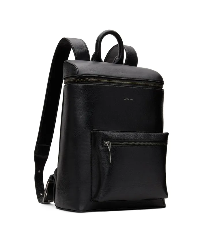 MensWomen Oshie Vegan Backpack 8211 Dwell Black Matt and Nat Backpacks