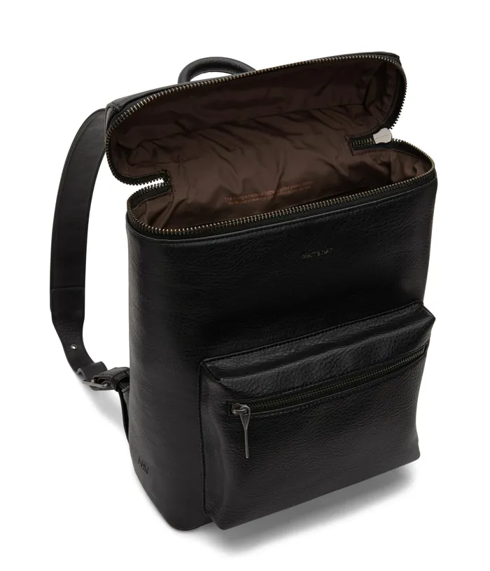 MensWomen Oshie Vegan Backpack 8211 Dwell Black Matt and Nat Backpacks