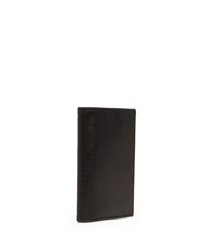 MensWomen York Vegan Card Holder 8211 Vintage Black Matt and Nat Wallets