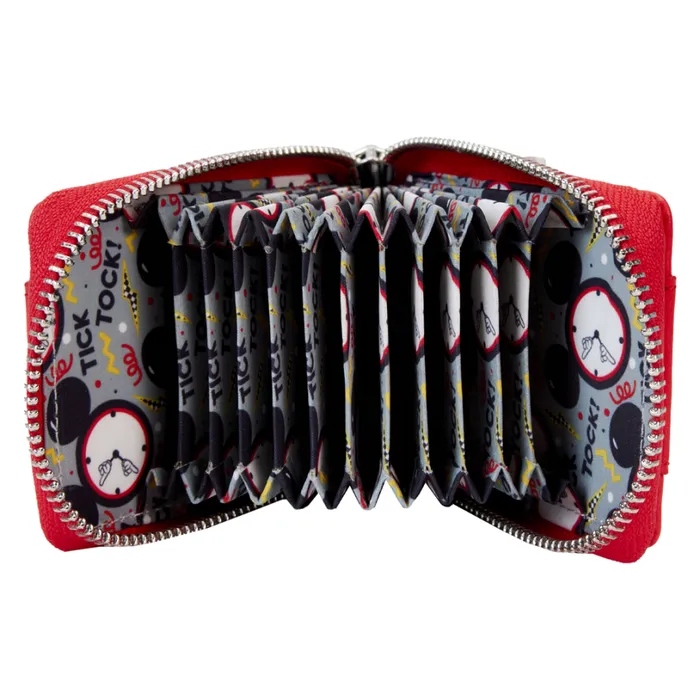 Mickey Mouse Exclusive Vintage Watch Figural Accordian Zip Around Wallet Unisex Loungefly Bags and Wallets Mickey Mouse Exclusive Vintage Watch Figural Accordian Zip Around Wallet Unisex Loungefly Bags and Wallets