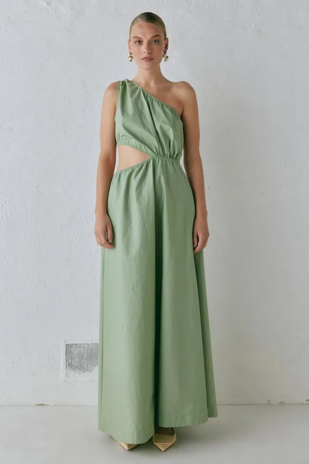 MidiMaxi Dresses Women VRG GRL Daisy Maxi Dress Sage MidiMaxi Dresses Women VRG GRL Daisy Maxi Dress Sage